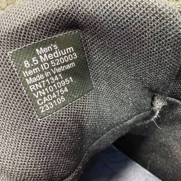 L.L. Bean Men's Waterproof Black Leather Boots Size 8.5 M Side Zipper & Lace-Up - Picture 7 of 9